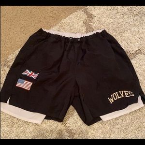 Darc Sport No Weapon workout short with liner.